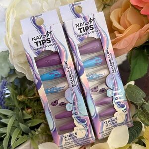 🆕💅🏻 IONI COSMETICS 24 PIECE (2 BOXES OF 12) FASHION PRESS-ON NAILS. BRAND NEW.